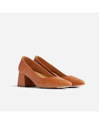 Nisolo - Fiorela Go-to Mid Heel Pumps Caramel - Lyst