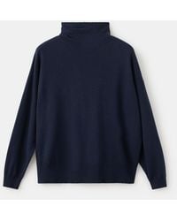 Mango - Draped Turtleneck Sweater - Lyst