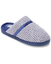 Dearfoams - Serena Marled Chenille Scuff Slippers - Lyst