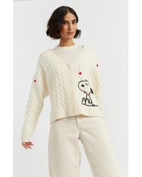 Chinti & Parker - Wool Cashmere Snoopy Cable Cardigan - Lyst