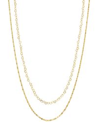 Giani Bernini Heart Chain 18" Layered Necklace In 18k Gold-plated Sterling Silver, Created For Macy's - Metallic