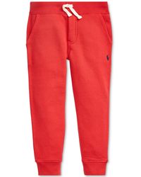 Polo Ralph Lauren - Toddler And Little Boys Cotton Fleece jogger - Lyst