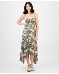And Now This - Textured Scoop-neck Slip Dress - Lyst