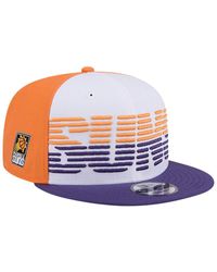 KTZ - White/purple Phoenix Suns Throwback Gradient Tech Font 9fifty Snapback Hat - Lyst