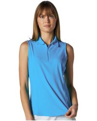 G Lifestyle Clothing - G Lifestyle Sleeveless Zip Polo - Lyst