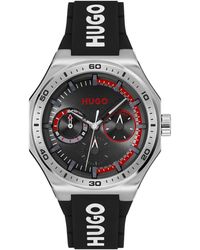 BOSS - Grail Sport Quartz Multifunction Silicone Watch - Lyst