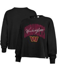 '47 - Washington Commanders Muse Sydney Long Sleeve T-shirt - Lyst