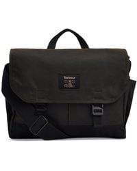 Barbour - Field Wax Messenger Bag - Lyst