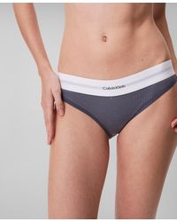 Calvin Klein - Ribbed Bikini Underwear Qf8022 - Lyst