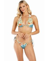 La Moda Clothing - Tropical Halter Bikini Set - Lyst