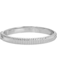 Ettika - Ribbed Stacking Bangle Bracelet - Lyst