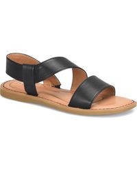b.ø.c. - Kacee Criss Cross Flat Comfort Sandals - Lyst
