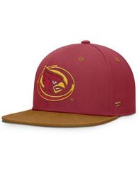 Fanatics - Cardinal/brown Iowa State Cyclones Nobo Fitted Hat - Lyst