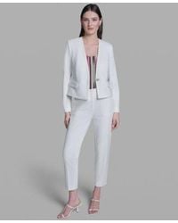 BCBGMAXAZRIA - Single Button Front Jacket Pleated High Rise Pants - Lyst