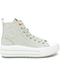 Xti - Refresh Collection Casual Canvas High Top Sneakers By - Lyst