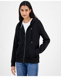 Nautica - Solid Zip-front Hoodie - Lyst
