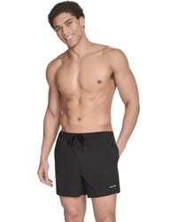 Calvin Klein - Core Euro Regular-fit Quick-dry 5" Swim Trunks - Lyst