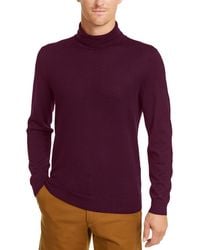 Club Room - Merino Wool Blend Turtleneck Sweater - Lyst