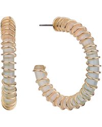 The Sak - Wrapped Resin Hoop Earrings - Lyst