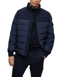 BOSS - Boss By Water-repellent Padded Jacket - Lyst