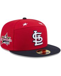 KTZ - Red/navy St. Louis Cardinals 2025 Mlb All-star Game Side Patch 59fifty Fitted Hat - Lyst