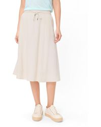 Olsen - Twill A-line Skirt - Lyst