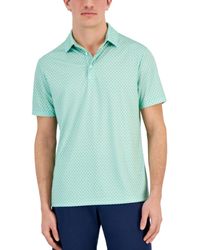 Club Room - Golf Ball Print Short Sleeve Tech Polo Shirt - Lyst