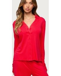 Edikted - Justina Button Up Top - Lyst