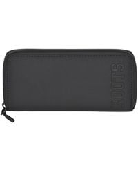 ROOTS - Slim Zipper Round Wallet - Lyst