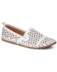 Spring Step - Flowerflow Laser-cut Leather Loafer - Lyst