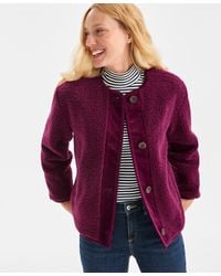 Style & Co. - Sherpa Jacket - Lyst