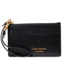 Kate Spade - Morgan Saffiano Leather Coin Card Case Wristlet - Lyst