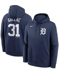 Nike - Riley Greene Detroit Tigers Player Name Number Club Fleece Pullover Hoodie - Lyst