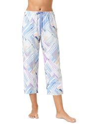 Hue - Rejuvenation Plaid Printed Capri Pajama Pants - Lyst