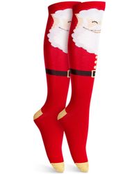 Charter Club Holiday Knee-high Socks, Created For Macy's - Red