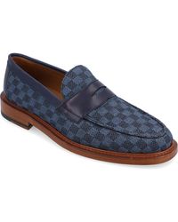 Taft - Fitz Jacquard Handcrafted Penny Slip-on Loafers - Lyst