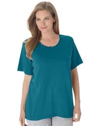 Dreams & Co. - Plus Size Sleep Tee - Lyst