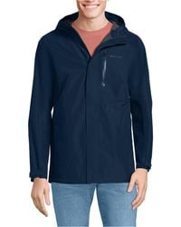 Lands' End - Big & Tall Squall Waterproof Packable Rain Jacket - Lyst