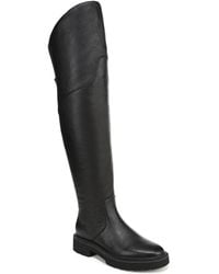 Naturalizer - Scarlette Almond Toe Tall Over The Knee Boots Regular Calf Wide Calf Extra Wide Calf - Lyst
