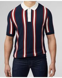 Ben Sherman - Mod Knitted Rugby Short Sleeve Shirt - Lyst