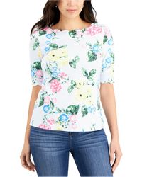 Charter Club Short-sleeve tops for Women - Up to 84% off | Lyst