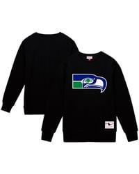 Mitchell & Ness - Seattle Seahawks Basic Fleece Pullover Sweatshirt - Lyst