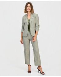 Anne Klein - Scrunch Sleeve Blazer Sequinned Camisole Ankle Pants - Lyst