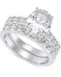 Arabella - 2-pc. Set Cubic Zirconia Ring & Band - Lyst