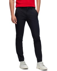 BOSS - Boss By Stretch Slim-fit Trousers - Lyst