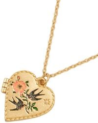 Fable England - Swallow Locket - Lyst