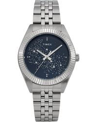 Timex - Quartz Analog -tone Stainless Steel Watch - Lyst