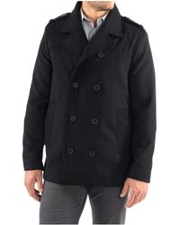 Alpine Swiss - Jake Pea Coat Wool Blend Double Breasted Dress Jacket Peacoat - Lyst