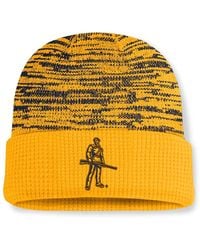Nike - Gold/navy West Virginia Mountaineers Primetime Terra Cuffed Knit Hat - Lyst