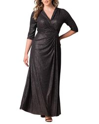 Kiyonna - Plus Size Romanced By Moonlight Long Gown - Lyst